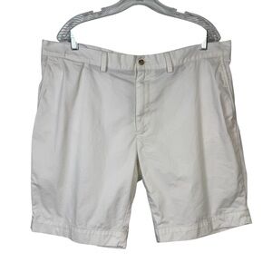 RALPH LAUREN POLO 100% COTTON CLASSIC FIT WHITE SHORTS 9” INSEAM MEN’S 38